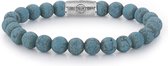 Rebel&Rose armband - Matt Turquoise Delight - 8mm