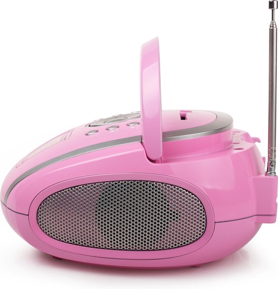 AudioSonic RD1566 Draagbare radio (zonder CDspeler) Roze Bestel nu!