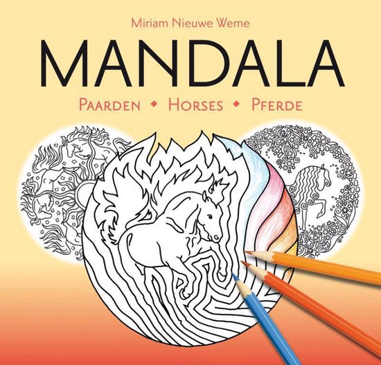 Cover van het boek 'Mandala paarden' van M. Nieuwe Weme