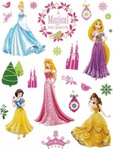 Disney Prinsessen™ stickers - Feestdecoratievoorwerp