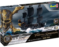 foto van Revell Modelbouwpakket Schepen - 65499 Black Pearl Ship - Model Set Plastic - 1:150 -