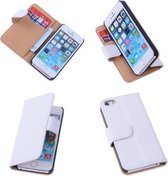 PU Leder Wit Cover iPhone 5c Book/Wallet Case/Cover