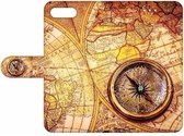 Geschikt voor Apple iPhone 7 Plus | 8 Plus Boekhoesje Design Kompas