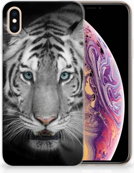 Coque Téléphone pour Apple iPhone Xs Max Coque de Protection Tigre