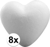 8 stuks Piepschuim harten 9 cm - Styropor vormen