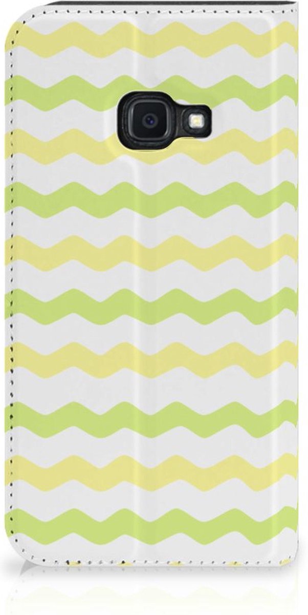 Samsung Galaxy Xcover 4s Hoesje met Magneet Waves Yellow