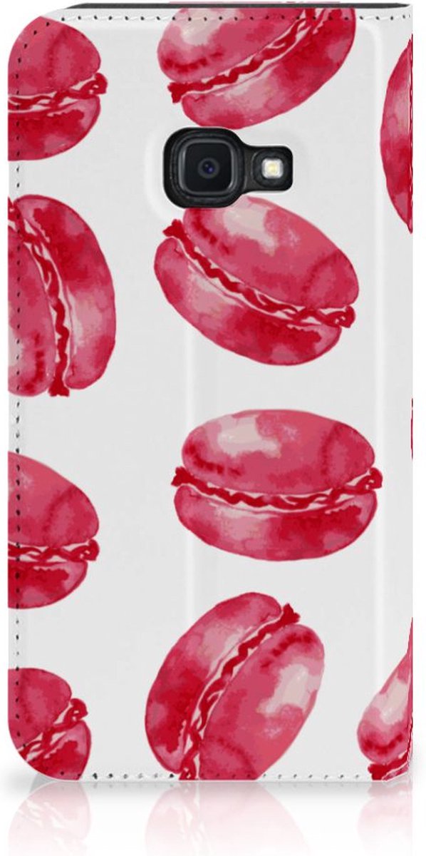 Samsung Galaxy Xcover 4s Flip Style Cover Pink Macarons