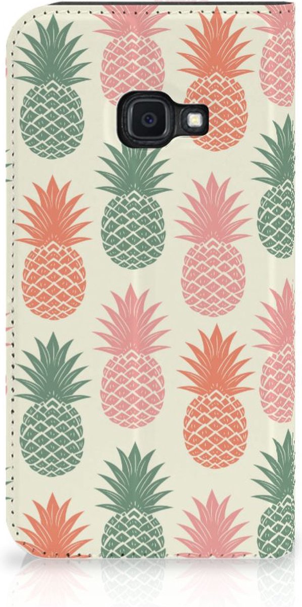 Samsung Galaxy Xcover 4s Flip Style Cover Ananas