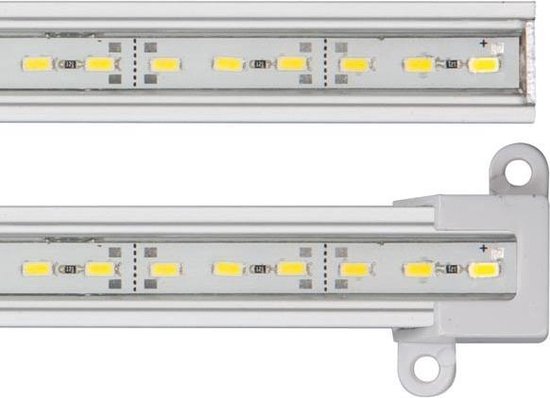 Siësta hersenen opener HQ LED strip + Aluminium Profiel - IP65 - Warm Wit - 50cm | bol.com