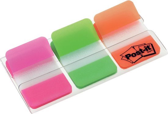 POST-IT Index - 5 kleuren - 11,9 x 43,2 mm - 100 tabs