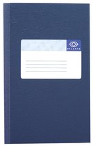 Djois Atlanta notitieboek - 165 x 105 mm - gelijmd - 96 bld/192 blz - blauw - 1 stuk