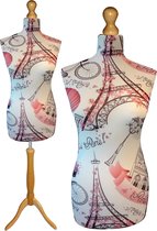 Travel Paris paspop met licht bruine sparkling driepoot  40/42