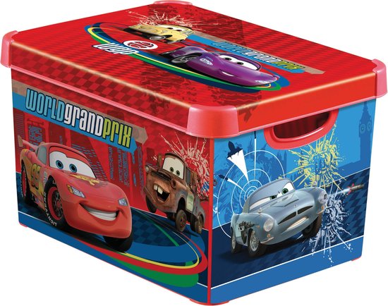 Controle scheiden Bang om te sterven Curver Decobox Stockholm Opbergbox - L - Disney Cars | bol.com