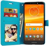Étui Portefeuille Motorola Moto G6 Play et Moto E5 - Turquoise