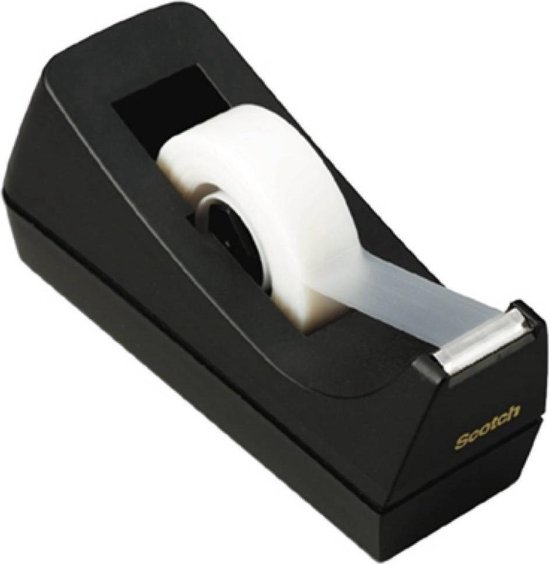 Scotch® C38 Tape Dispenser, zwart | bol.com