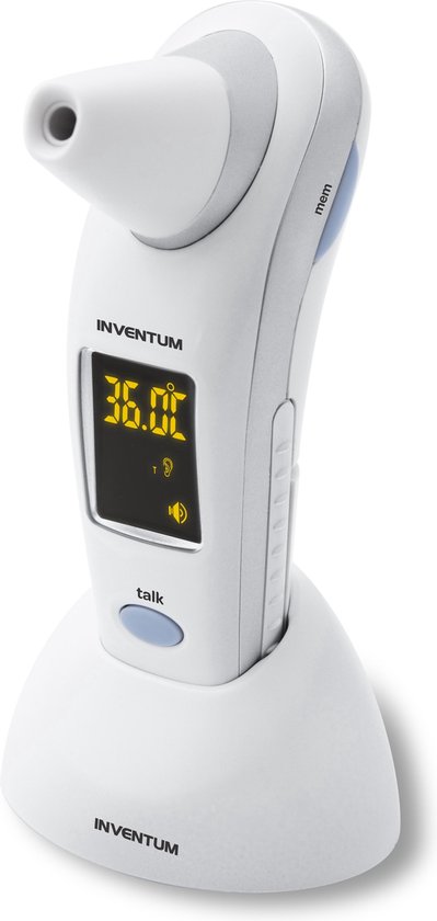 Inventum TMO430 - Thermometer - Oor - Voorhoofd - Koortsthermometer - Infrarood - Inventum