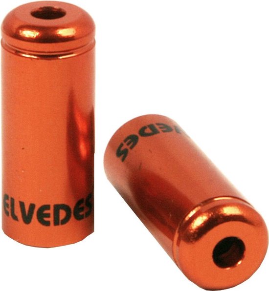 Elvedes Kabelhoedjes 4,2 Mm Oranje 50 Stuks