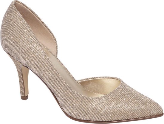 Graceland Dames Gouden glitter pump - Maat 41 | bol.com