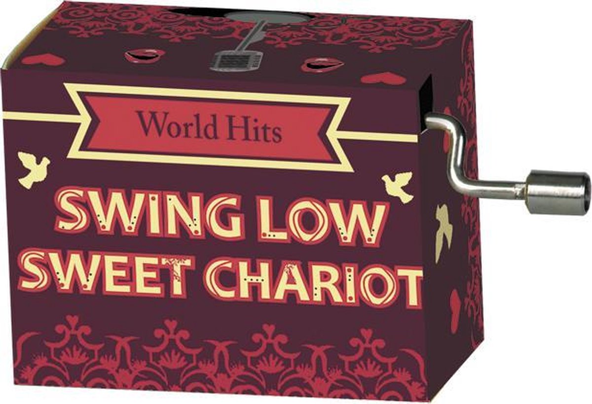 Muziekdoosje wereldhits met melodie van Swing low sweet Chariot