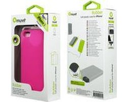 Muvit iphone5 silicon case pack (black/white/pink)