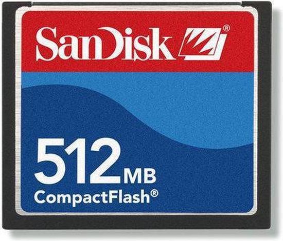 SanDisk CompactFlash Card 512 MB | bol.com