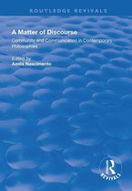 Routledge Revivals - A Matter of Discourse