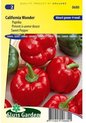 foto van Sluis Garden Paprika California Wonder Red