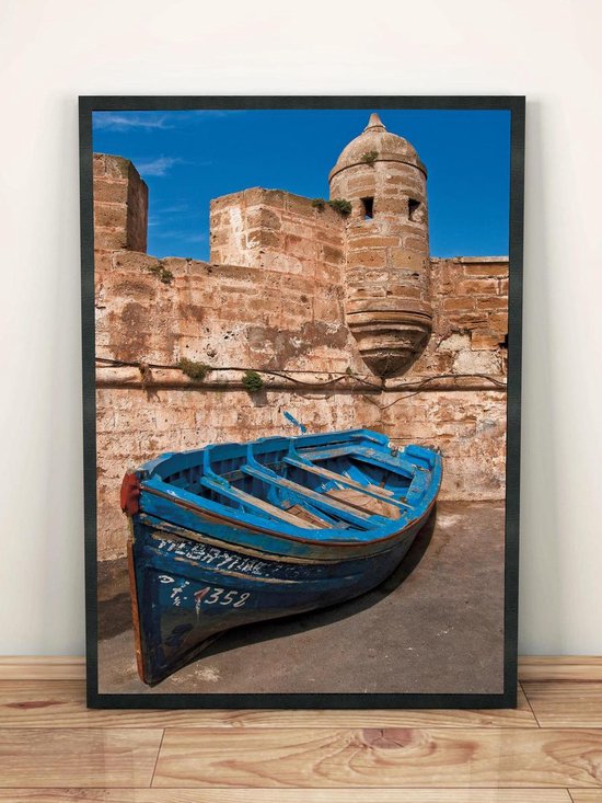 fotokader of poster met Marokkaans landschap, 30x42 cm, fotolijst inbegrepen