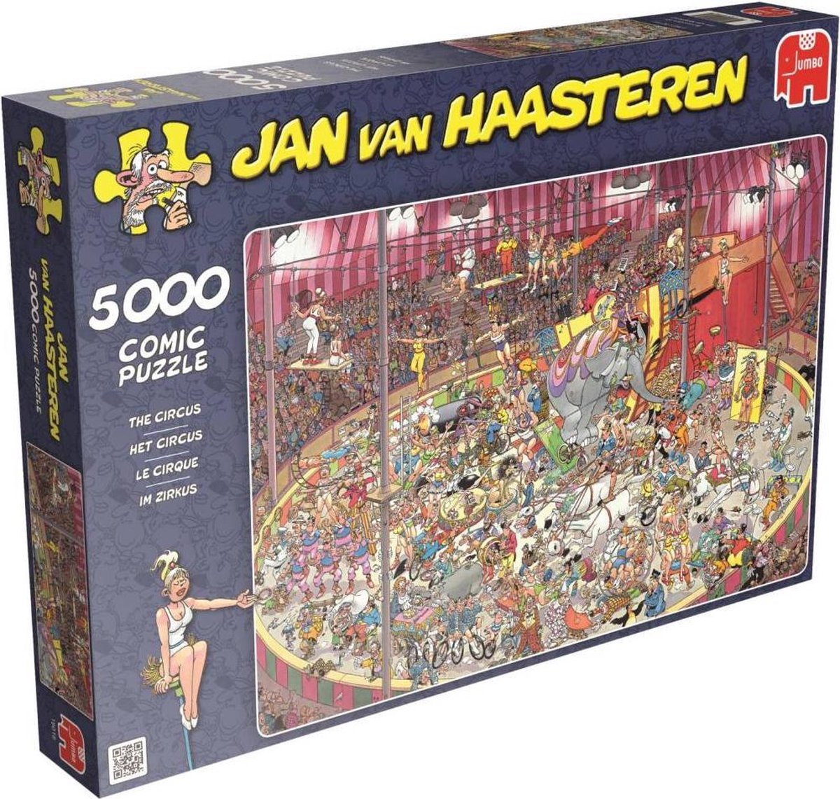 Gezichtsvermogen herstel Toevlucht Jan van Haasteren Circus puzzel - Legpuzzel - 5000 stukjes | bol.com
