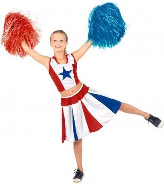 noodsituatie Diversiteit Waarnemen Cheerleader kostuum voor meisjes - Maat 110/122 | bol.com