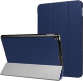 Cazy Geschikt voor Apple iPad 9.7 (2017 / 2018) hoesje - Smart Tri-Fold Case - donkerblauw