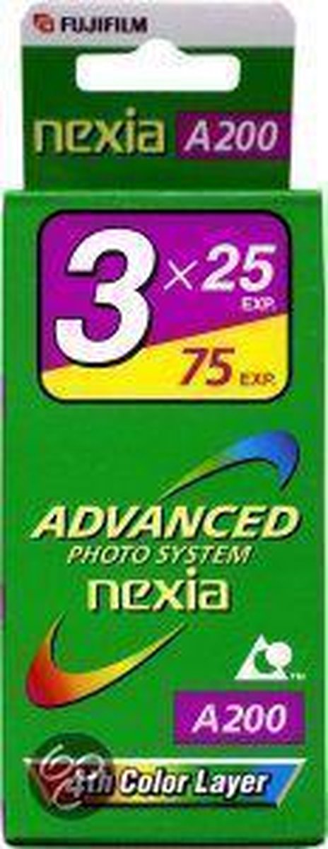 Fujifilm Nexia APS film ISO 200, 25 opnamen (12/2008) 3-pak bol - Main Image