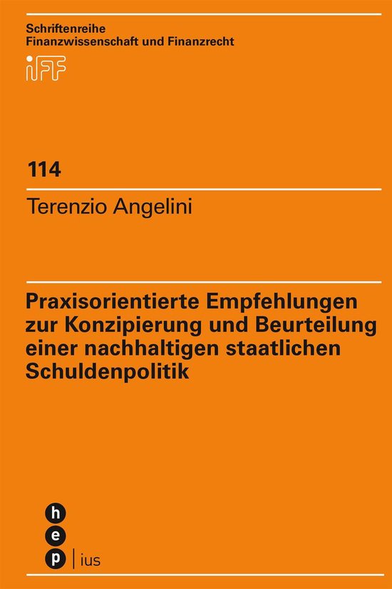 Schriftenreihe Finanzwissenschaft und Finanzrecht iff 114 -  ... - cover