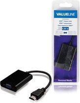 High Speed HDMI Cable HDMI Connector - VGA Female 0.20 m Black