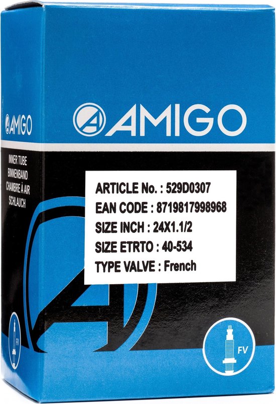 Amigo - 24 inch - ETRTO - Frans ventiel | bol.com
