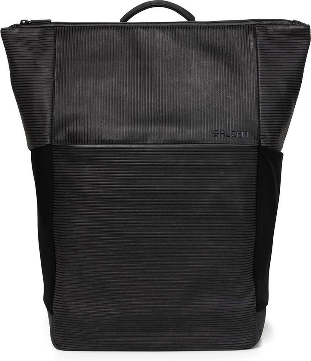 Salzen Vertiplorer Plain Backpack Leather aligned smoke