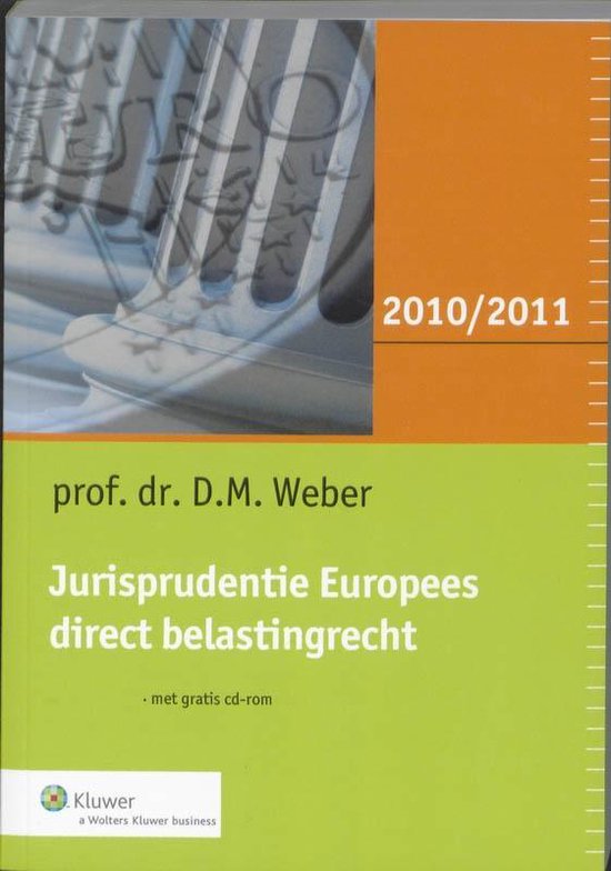 Jurisprudentie Europees direct belastingrecht 2010/2011 - cover