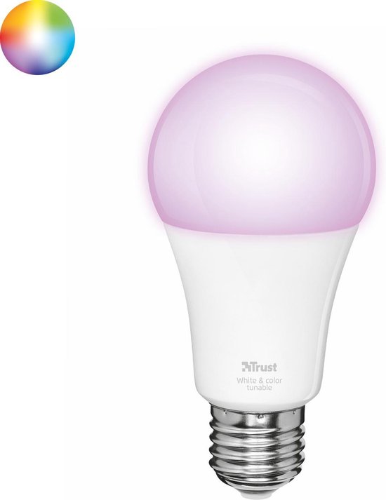Trust Smart Home - Dimbare E27 Led Lamp - White and Color | bol.com