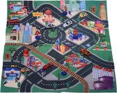 Free And Easy Speelmat Met Vier Auto' S Downtown 70 X 80 Cm