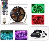 ABC-LED - Led strip - 5 m - RGB -  Plug & play 24V Non-Waterproof - incl. 4-Zone Controller