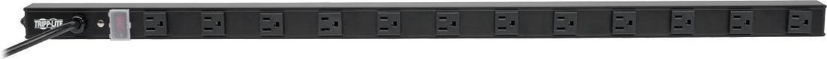 Tripp Lite PS3612B Overspanningsbeveiliging 12 AC-uitgang(en) 120 V 4,57 m Zwart