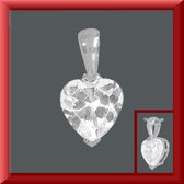 Schitterend hartje met grote Zirconia