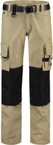 Tricorp Worker canvas met Cordura - Workwear - 502009 - Khaki-Zwart - maat 55