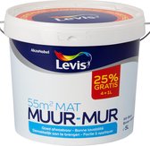 Levis Muurverf - Mat - Wit - 5L - 4+1L Gratis