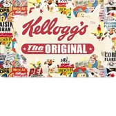 Kellogg's The Original Collage  Metalen wandbord in reliëf 20x30 cm