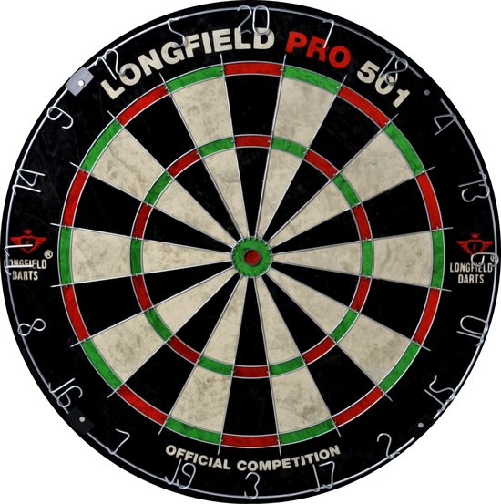 Thumbnail van een extra afbeelding van het spel Longfield Dartbord PRO 501 – Chinese Sisal