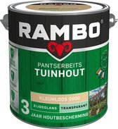 Rambo Pantserbeits Tuinhout Zijdeglans Transparant - Gelijkmatig Vloeiend - Kleurloos - 2.5L