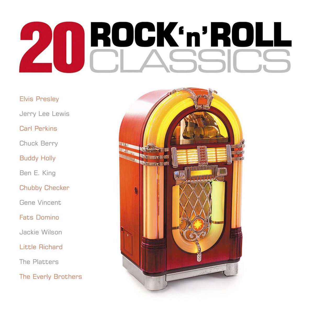 20 Rock & Roll Classics, Various CD (album) Muziek