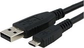 USB 2.0 naar Micro USB Data Kabel - 30cm Zwart