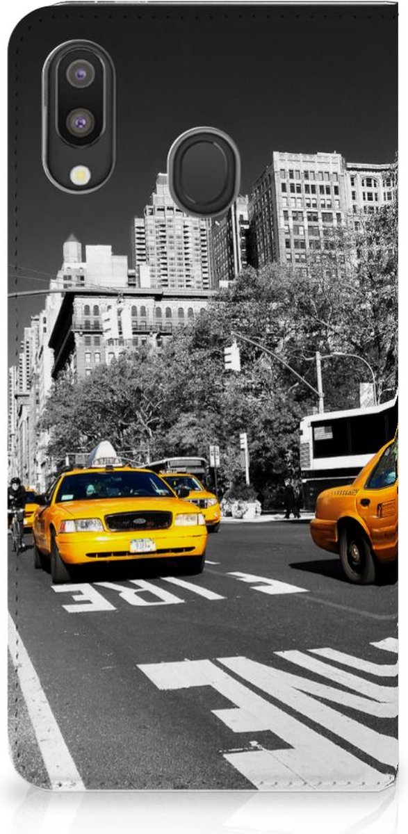 Samsung Galaxy M20 Book Cover New York Taxi